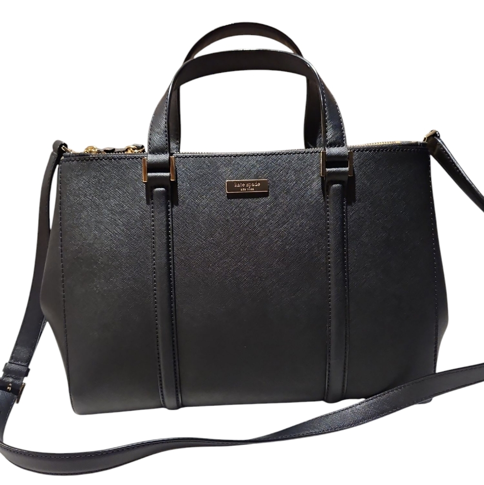 NWOT Kate Spade Black Leather Handbag
